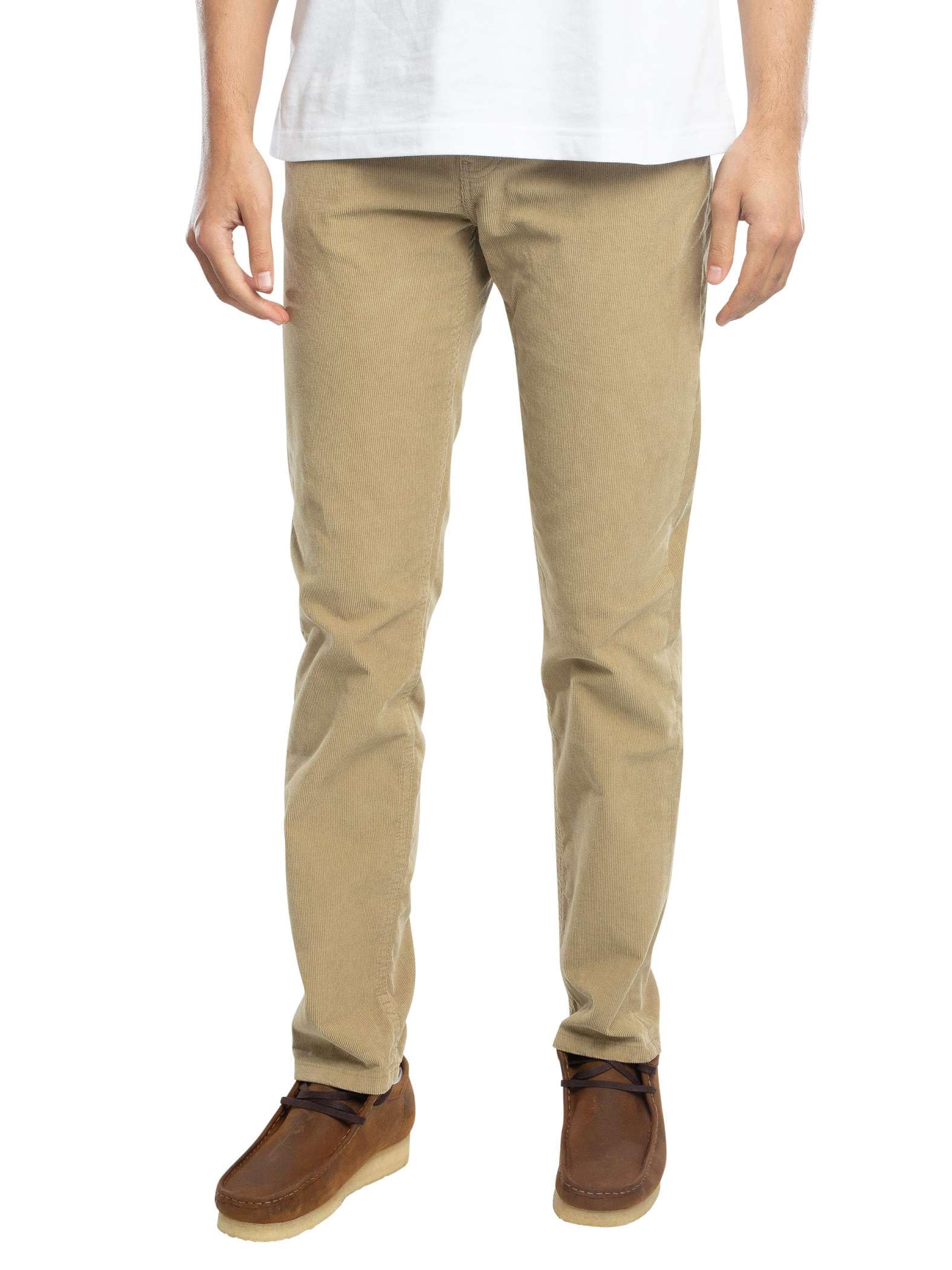 Lois Men's Braun Sierra Dark Sand Needle Corduroy Trousers W34 L34