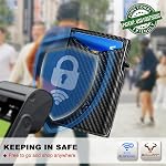 BULLIANT Porte-cartes cadeau pour hommes,Slim avant poche porte-porte-monnaie de poche 3.8"x2.7", accès en bloc