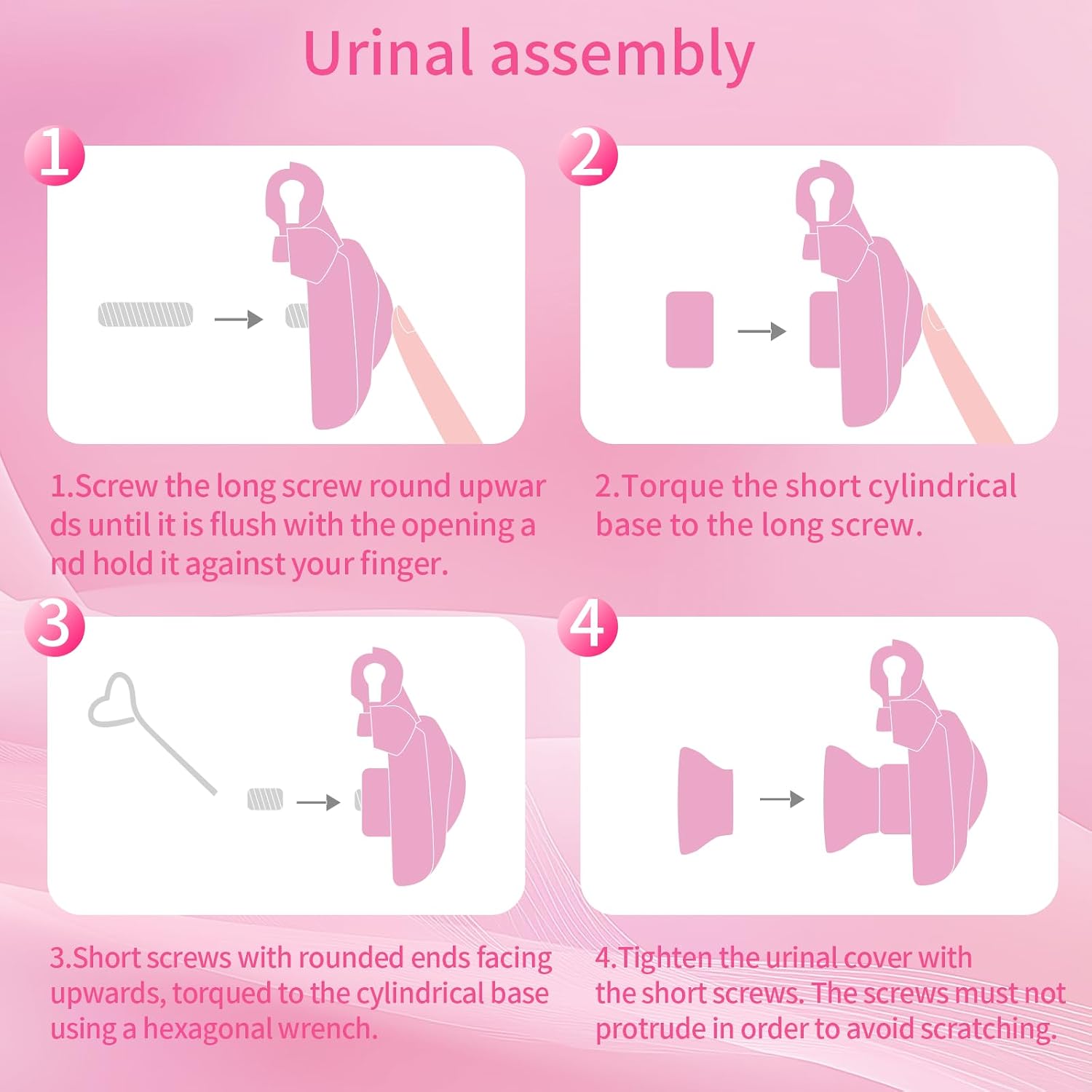 inverted chastity cage - Resin Chastity Devices with Negative Bondage Gear and Chastity Belt, Lightweight Cock Cage with 4 Sizes Rings and 2 Invisible Lock, Adult Sex Toys for Man Penis Exercise(Pink)