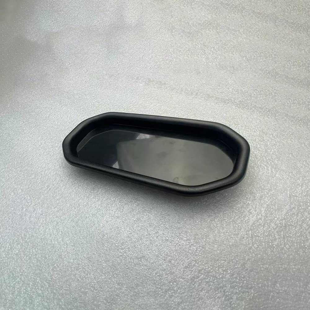 Copertura sensore Acc Radar Inferiore paraurti Anteriore Auto per Alfa Romeo Stelvio 2017+, Accessori Esterni Neri ABS