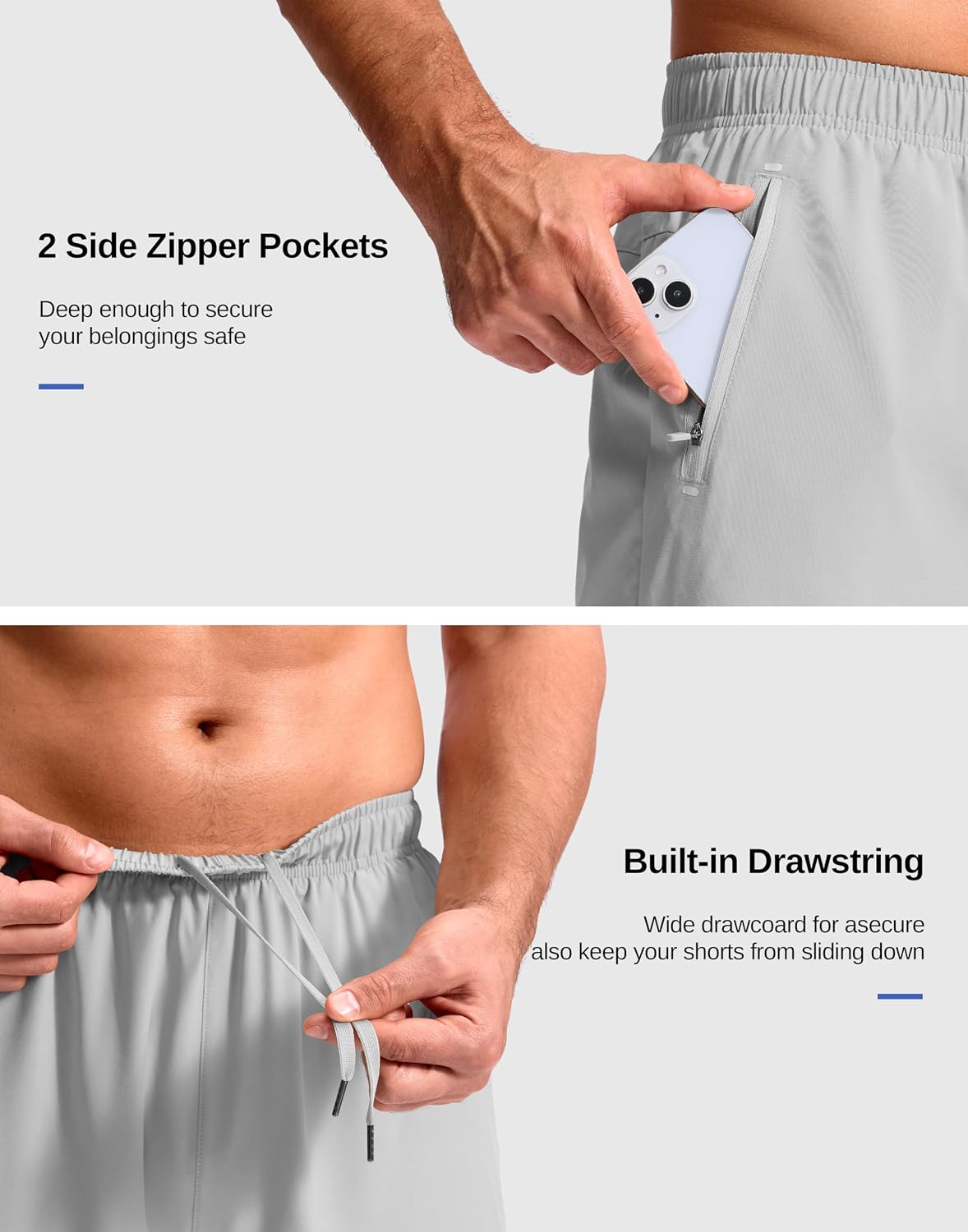  Men's Runnin ym Shorts with Compression Liner 5"/ 7"/ 9" thumbnail