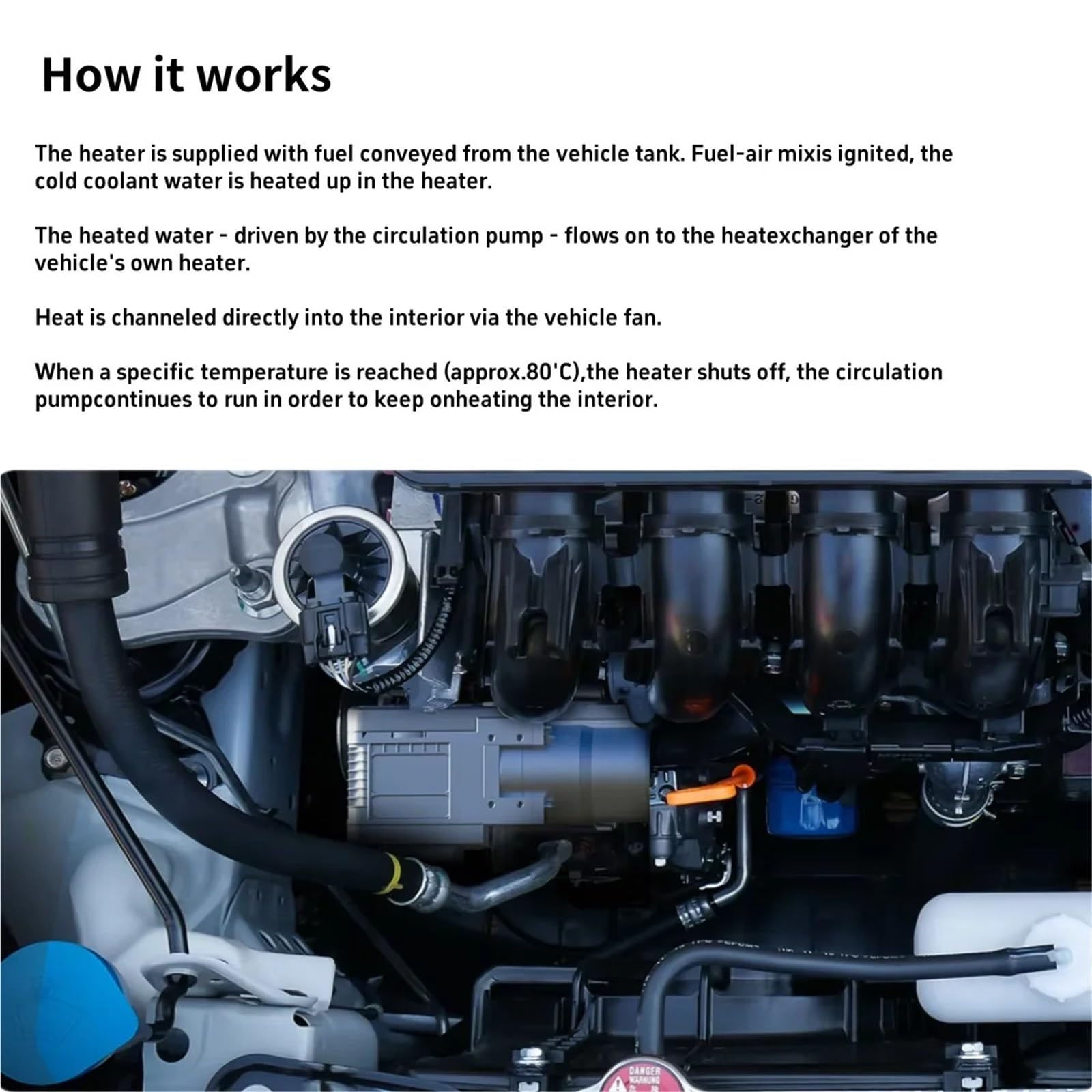 Nagrzewnica postojowa Samochodowy Podgrzewacz Wody Diesel 12 V 5 KW, Pilot Zdalnego Sterowania Z Pompą Wody, Podgrzewacz Postojowy Diesel, Podgrzewacz Samochodowy nagrzewnica powietrza