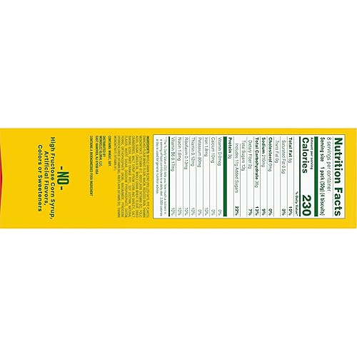 Miniatura 18 de belVita Galletas de barras de desayuno, naranja arándano, 8 paquetes (4 galletas por paquete)