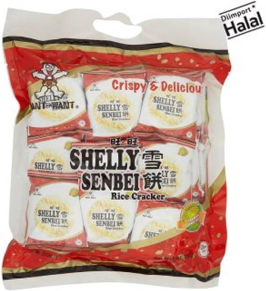 Want Want Shelly Senbei Rice Cracker 258g x 2 Packs (628MART)