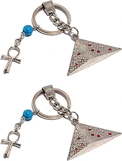 سلسلة مفاتيح بتصميم هرم فرعوني، هدايا تذكارية مصرية قديمة للرجال والنساء من مصر من ايماتجار