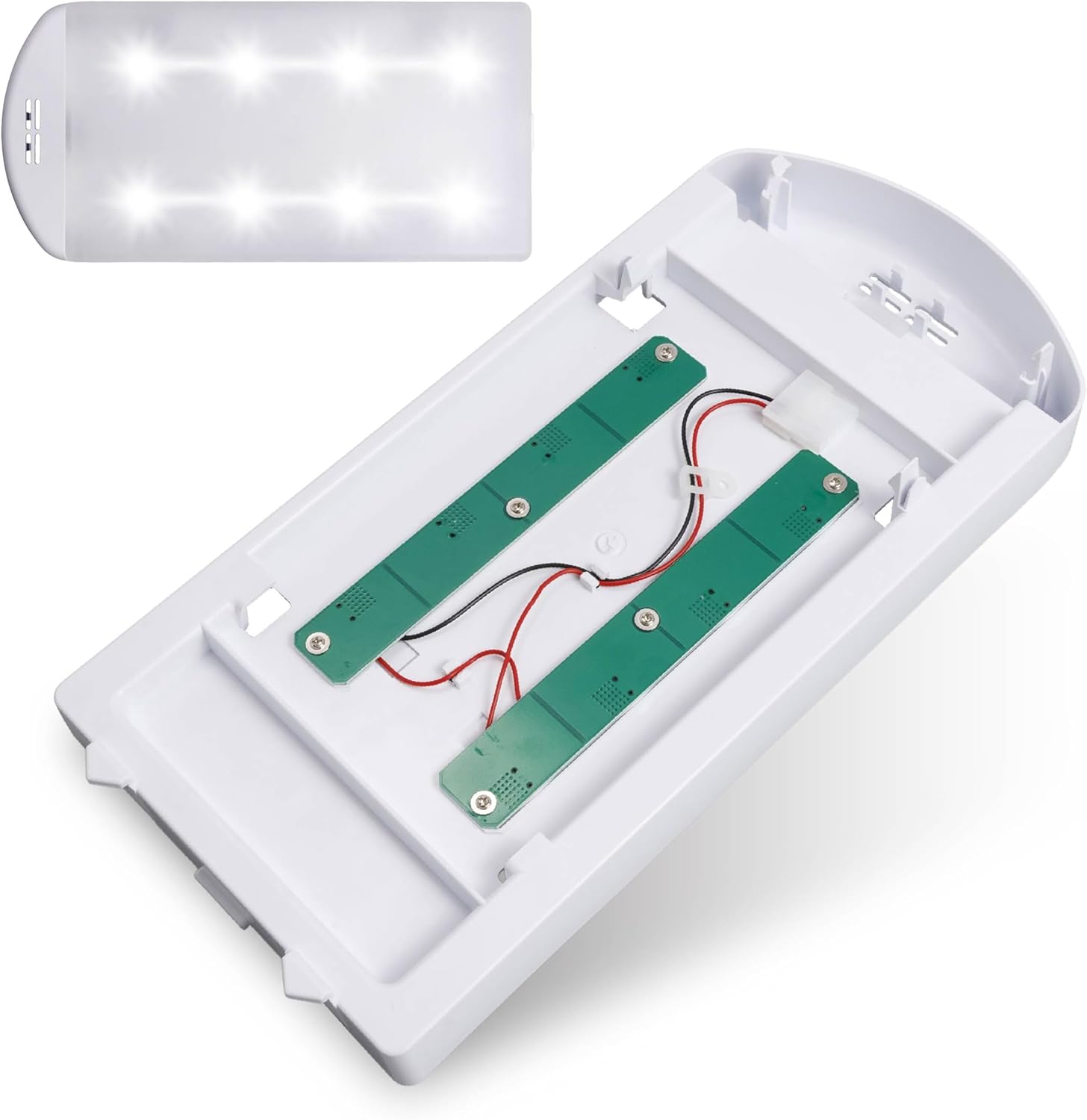 BlueStars W11527432 Refrigerator Light, High-Efficiency 6000K Bright White - Compatible with Whirlpool Maytag WRX735SDH200 WRX735SDBM02 WRX735SDBM03 - Replaces W11101384 W11333374 W11387579 W11042554