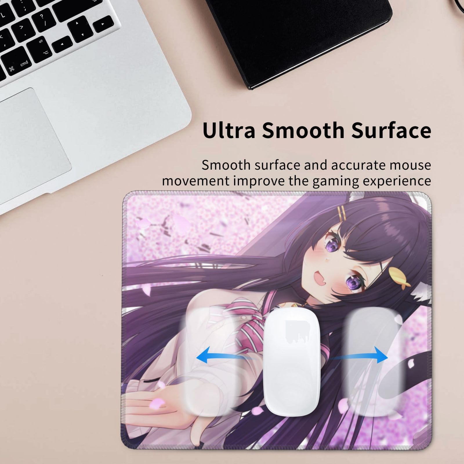 Amazon.co.jp: マウスマット Vtuber れいきら ゲーミングマウスパッド