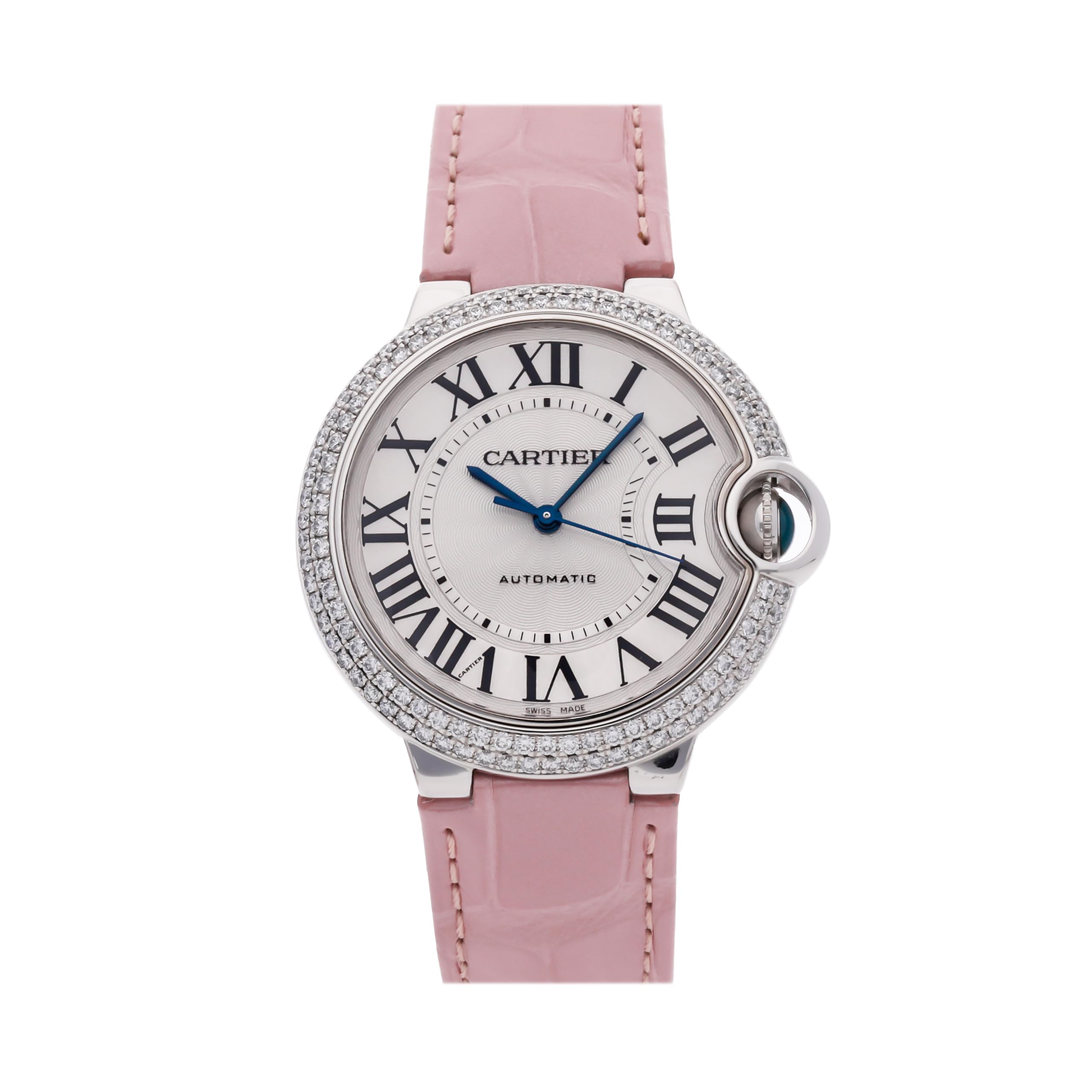 CARTIERBallon Bleu Automatic Silver Dial Watch WE900651 (Pre-Owned)