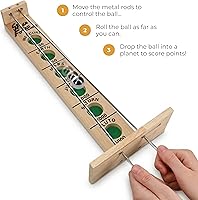 Vista 4 de We Games Dispara la Luna de madera maciza, 18 pulgadas