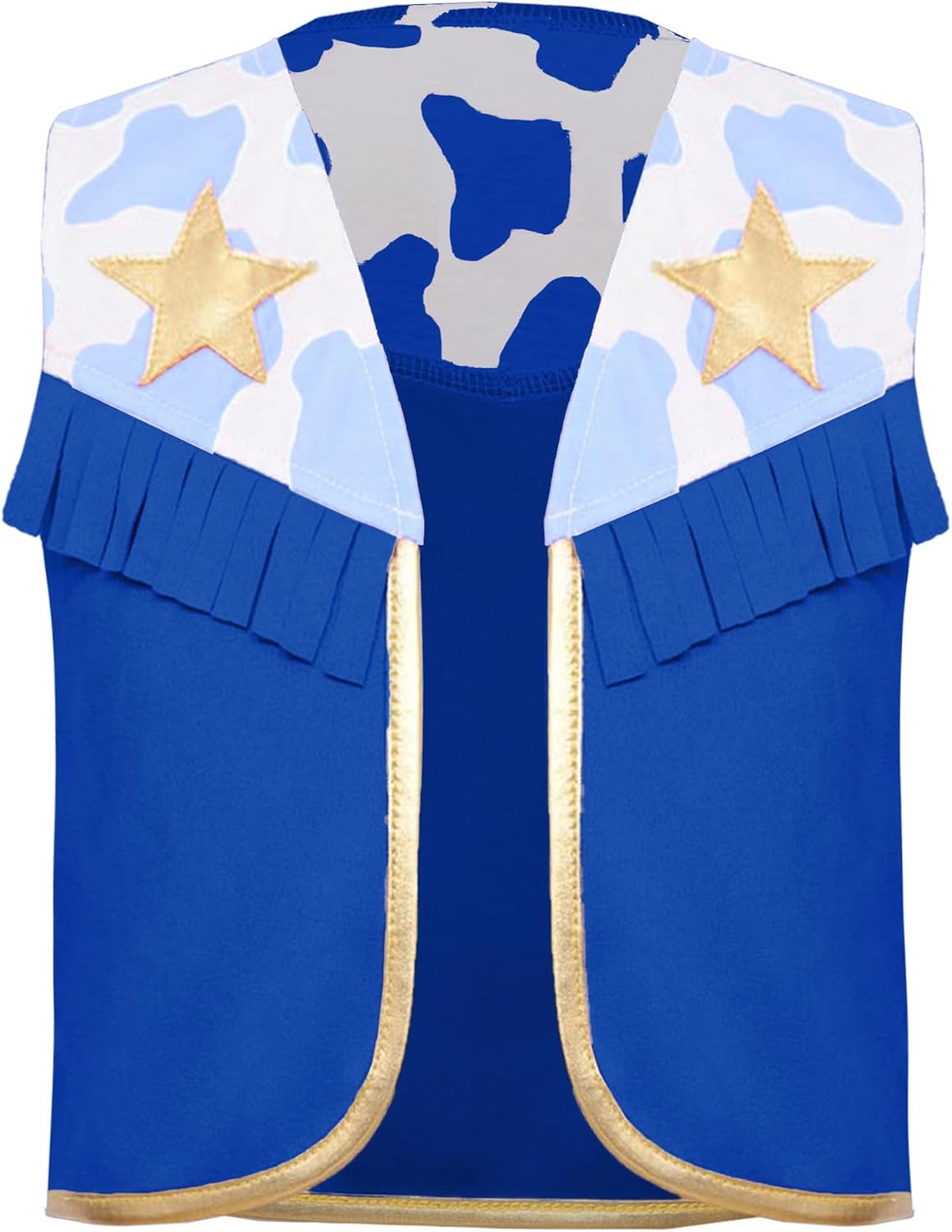Hansber Unisex Baby Kids Western Cowboy Cowgirl Vest Sleeveless Tassel Waistcoat Classic Wrangler Tank Top