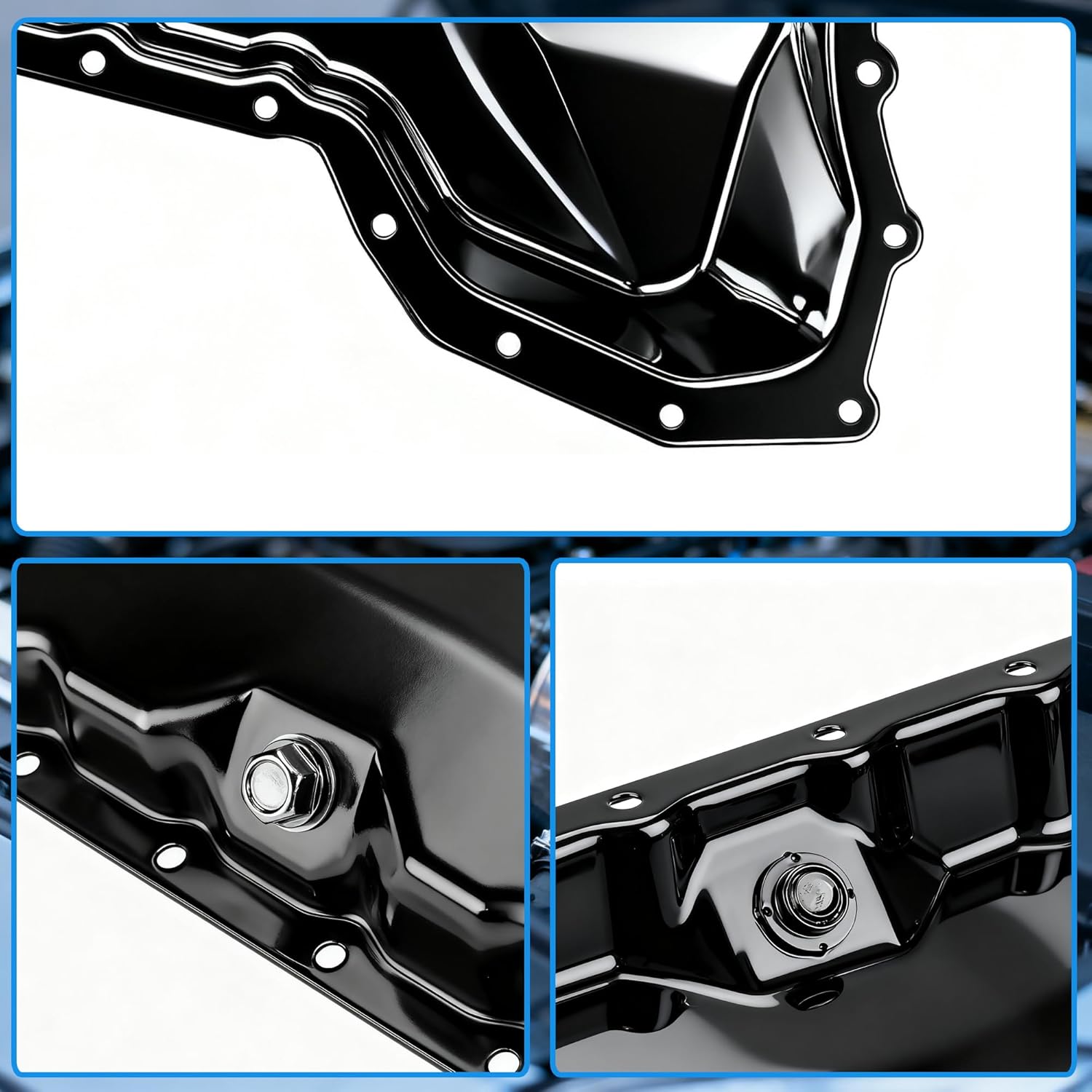 264-346 Lower Engine Oil Pan & Drain Plug Compatible with Volkswagen Passat 2012-2018 Golf 2010-2014 Jetta 2005-2018 Beetle 2006-2019 Rabbit 2006-2009 Replaces 07K103602A