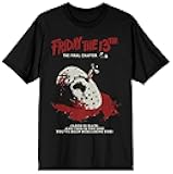 Friday The 13th Final Chapter Poster Men's Black T-Shirt