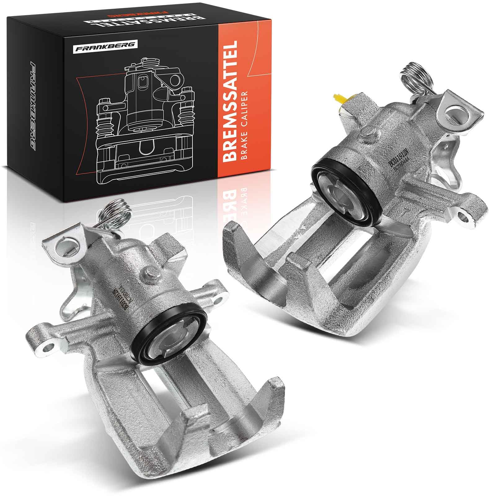 Frankberg 2x Pinza Freno Posteriore Sinistra Destras Compatibile con Transporter V Combi/Bus/Pianale/Telaio M.u.l.t.i.v.a.n V VI Replace# 7H0615424A