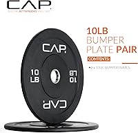 Vista 43 de CAP Barbell - Disco olímpico de goma para barra de pesas, para múltiples opciones