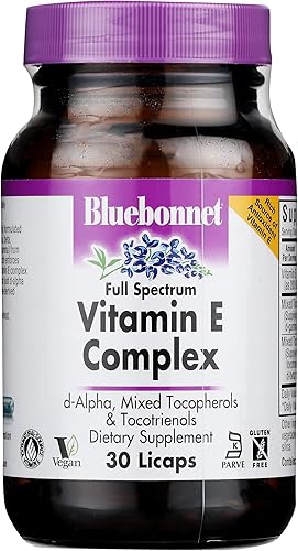 BlueBonnet Full Spectrum Natural Vitamina E Complex Cápsulas líquidas, 30 unidades (743715006003)