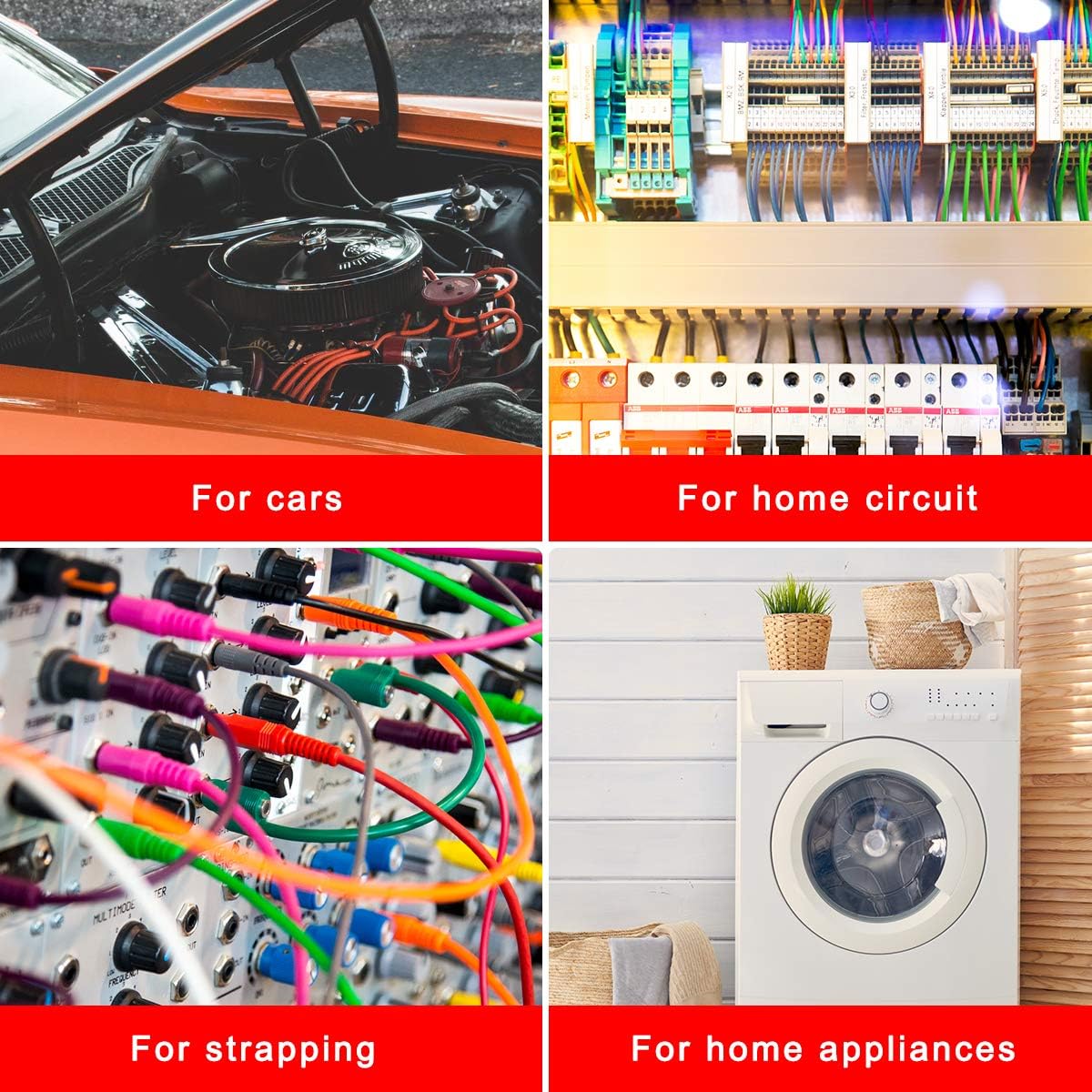 Adecco LLC 2 Rolls Wire Loom Harness Tape, Wiring Harness Cloth Tape, Adhesive Fabric Tape for Automobile 15m/19mm : Electronics