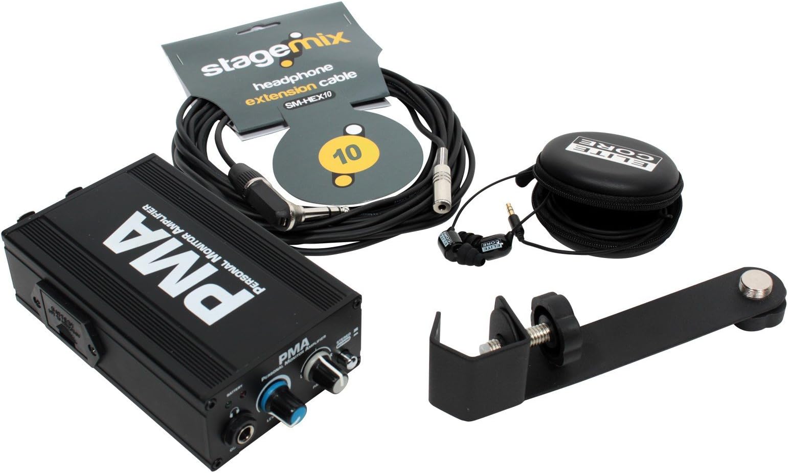 Elite CoreEC-PMA-SP-EU-5X-10 Station Pack with EU-5X Earphones 10-Feet Cable