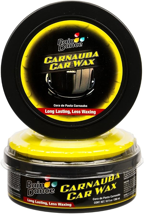 Rain Dance Carnauba Car Wax - 10 Fl Oz - Smoothens Fine Scratches Creating Brialliant and Shiny Surface by Niteo - Used condition - US$11.54