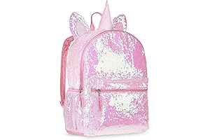 Unicorn 2 Way Sequins Critter Backpack 16 for Girls