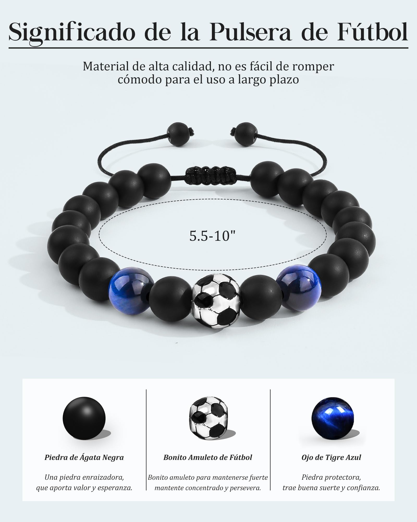 VGWON Pulsera de Fútbol Regalos para Niños Adolescentes 7-18 Años Originales Unisex Navidad