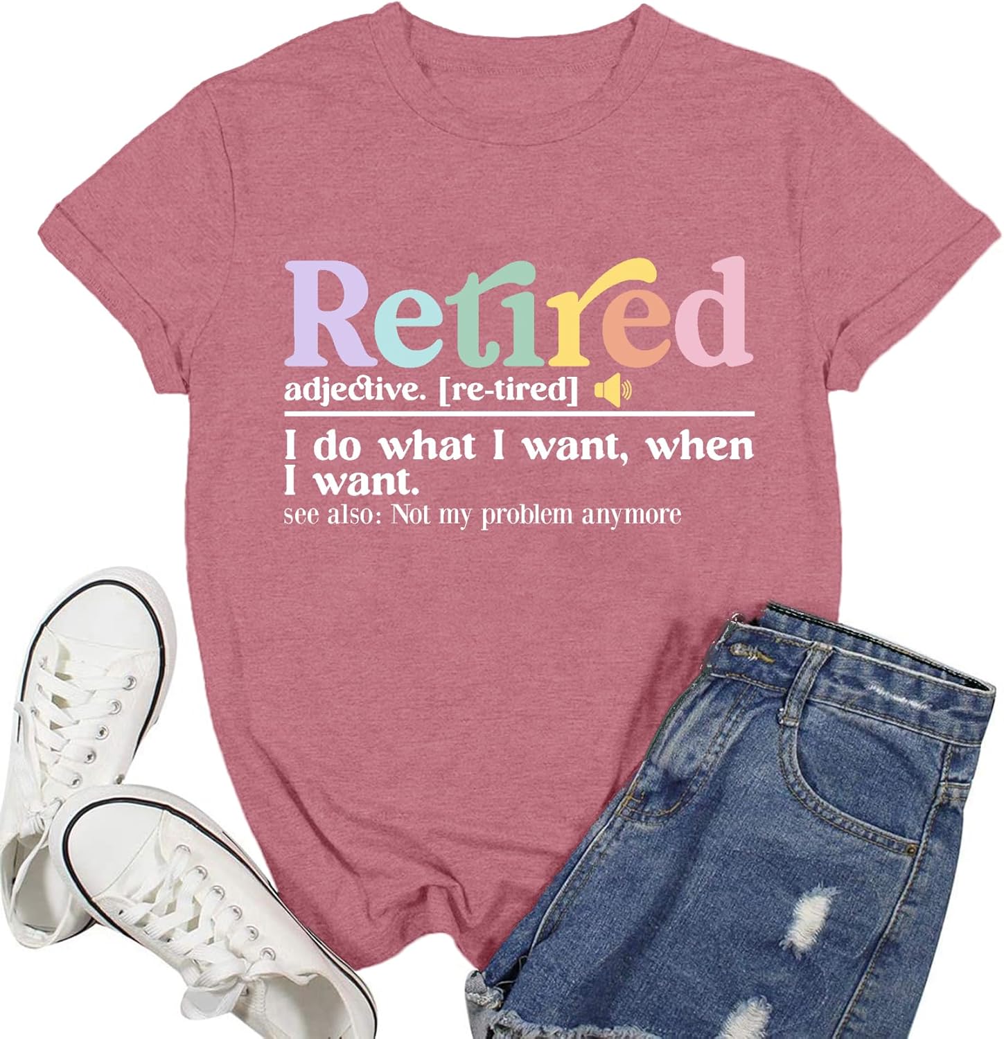 Retired Shirt for Women Retirement Teacher Tshirts Grandma Retired Life Tee Tops
