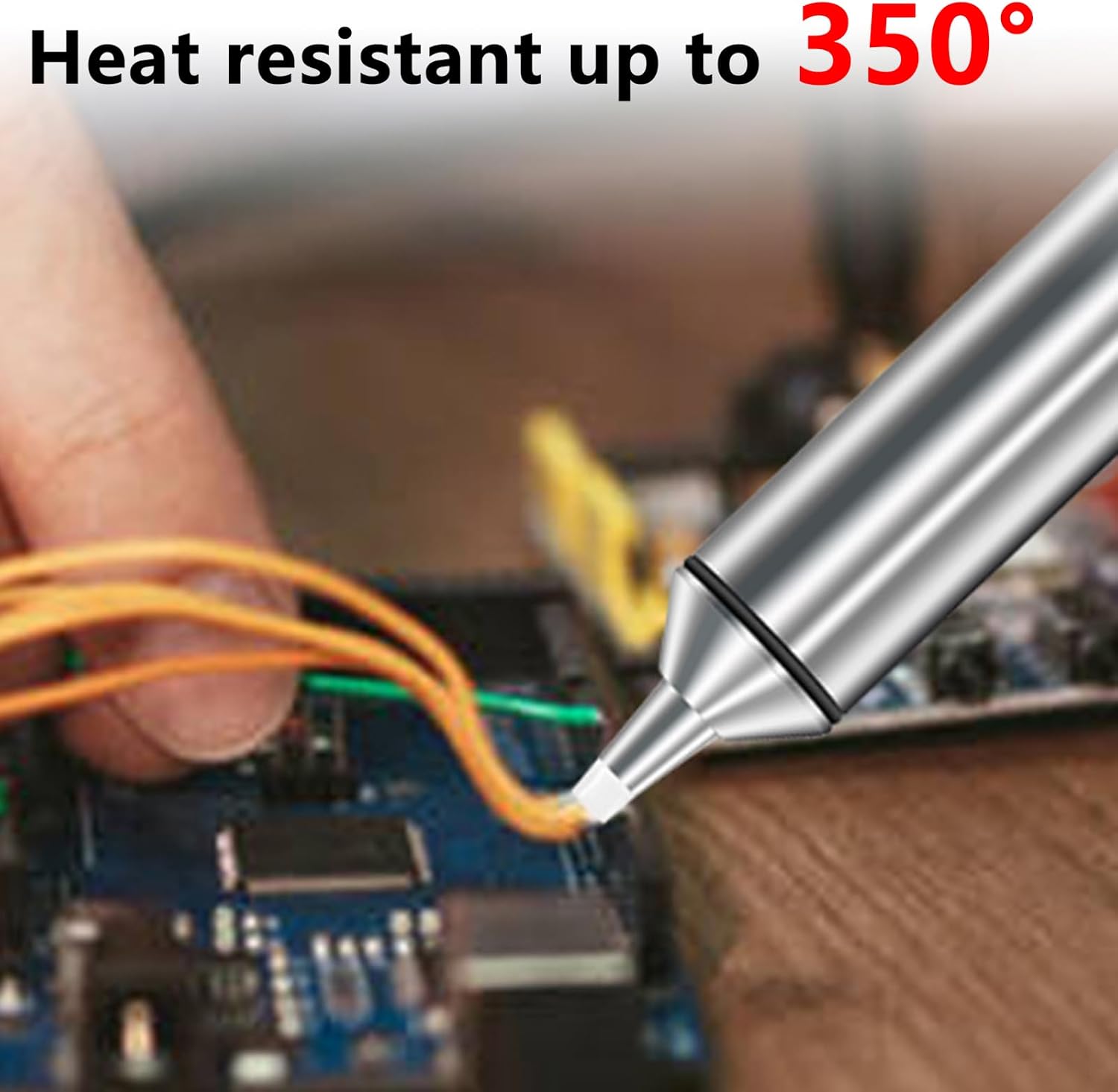 Solder Sucker Desoldering Pump, High-Temperature Resistant Silicone Nozzle, Premium Aluminum Alloy, Strong Suction for Professional Welders, Essential Manual Vacuum Desoldering Tool