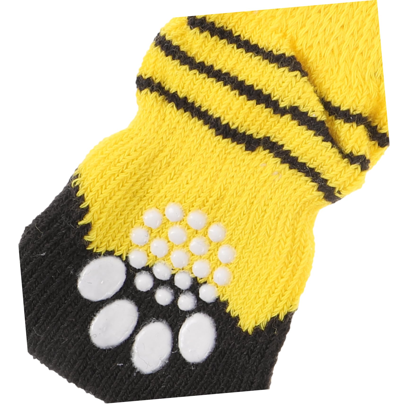 MERRYHAPY 4Pcs Non Slip Winter Pet Socks for Dogs Breathable Cotton Dog Socks with Cute Cartoon Design Washable Paw Protectors for Indoor Outdoor Use for Cold Weather