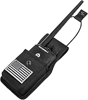 Vista 3 de LUITON Funda universal para radio bidireccional, bolsa universal para walkie talkies, funda de nailon, accesorios para MOTOROLA MT500, MT1000