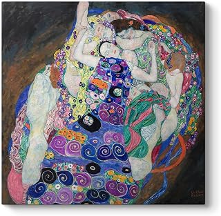 Gustav Klimt - The Virgin - Bakire Tablosu 90 x 90