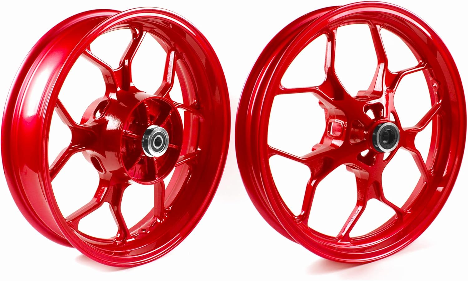 Arashi Front and Rear Wheel Rims for Yamaha YZF R3 R25 MT03 MT25 2015-2024 ABS include, Motorcycle Replacement Accessories Parts Red
