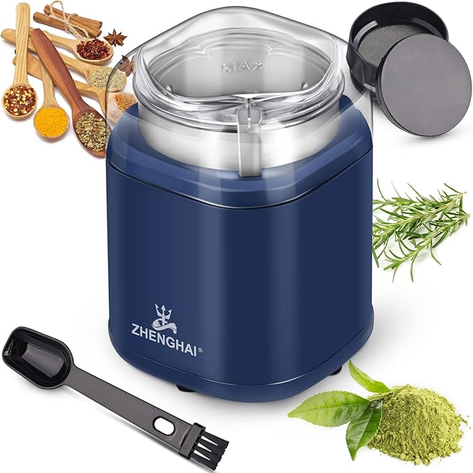 ZHENGHAI Electric Herb Grinder 200w Spice Grinder Compact