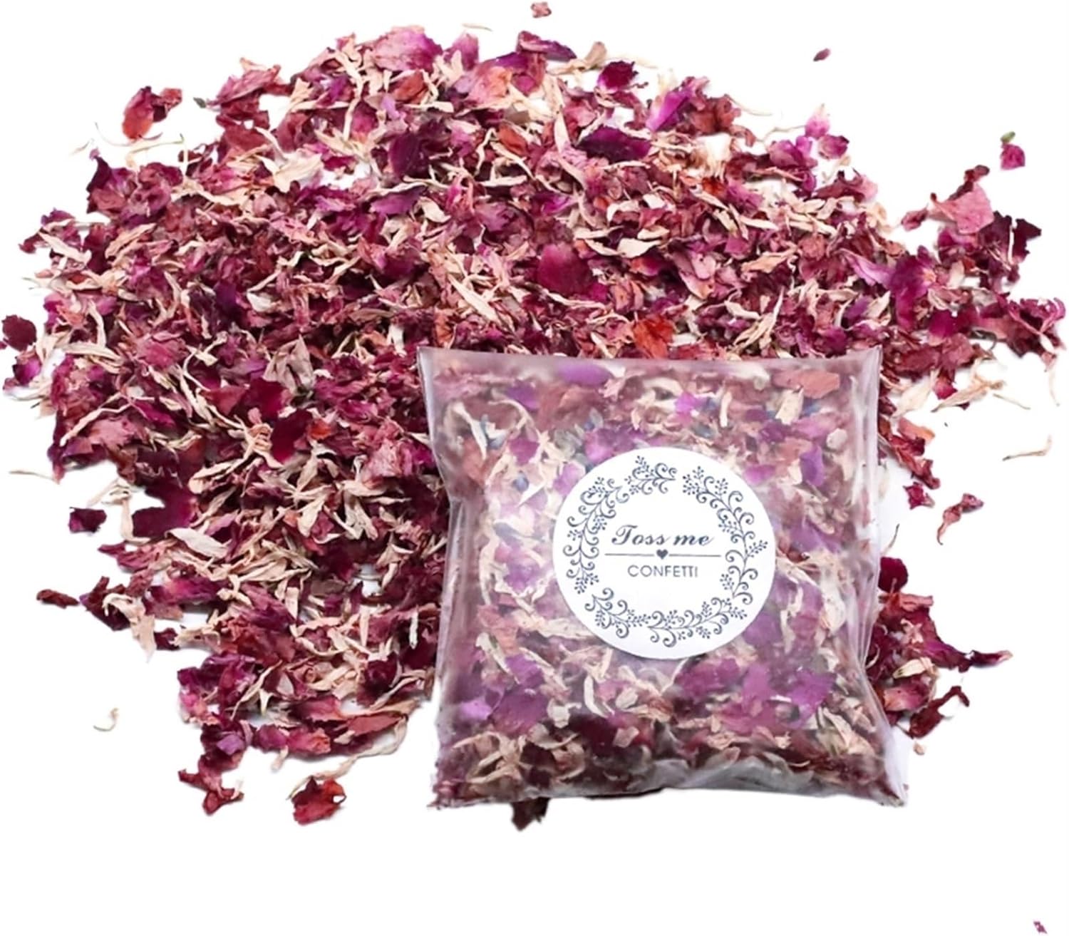 Party Decor 1/10/20/50Pcs Natural Rose Confetti Wedding Dried Flower Petals Pop Biodegradable For Wedding Party Decoration DIY Handmade Gift (Color : 30 packs)