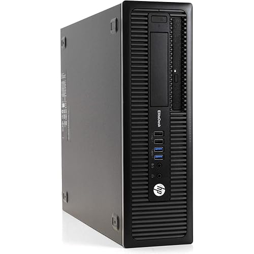 HP EliteDesk 800 G1 Desktop, Intel Core i7 4770 3.4Ghz, 32GB DDR3 RAM, 1TB SSD Hard Drive, USB 3.0, DVDRW, Windows 11 (Renewed)