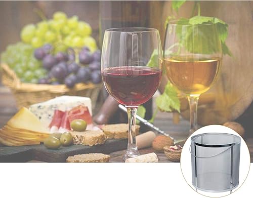 Miniatura 5 de Gekufa Hop Filter - Filtro de acero inoxidable 304 de 300 micras, 11.8 x 12.2 pulgadas, colador seco de lúpulo para cerveza casera, cerveza, vino,