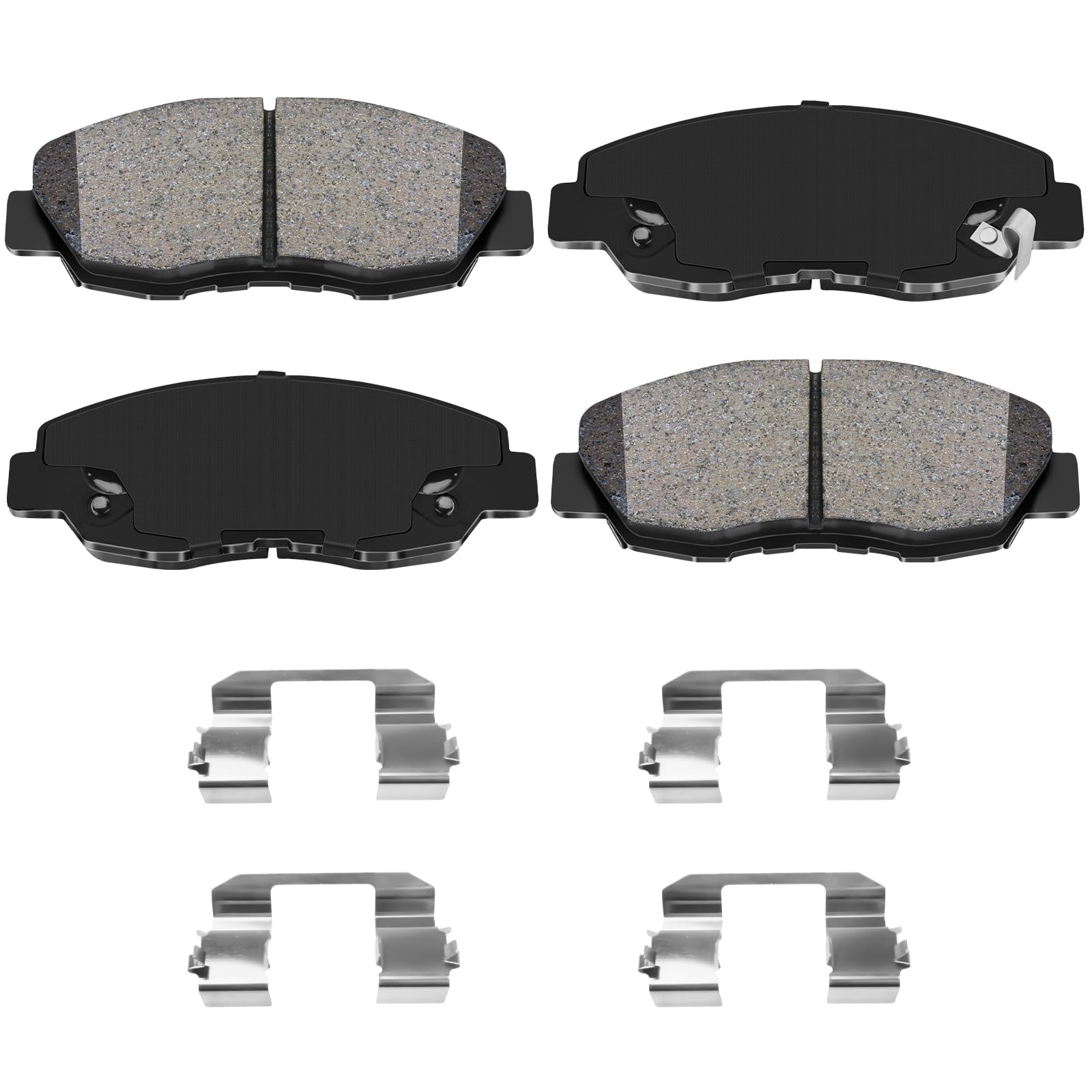 Photo 1 of SUPLABEL Front Ceramic Disc Brake Pads D465 Replacement For Honda Accord EX/LX 2.2L 1990-1997, 2.7L 1995-1997, For Accord SE 1991/1997, Accord 1994-1997 (DX), For Acura CL Base/Premium 2.2L 1997