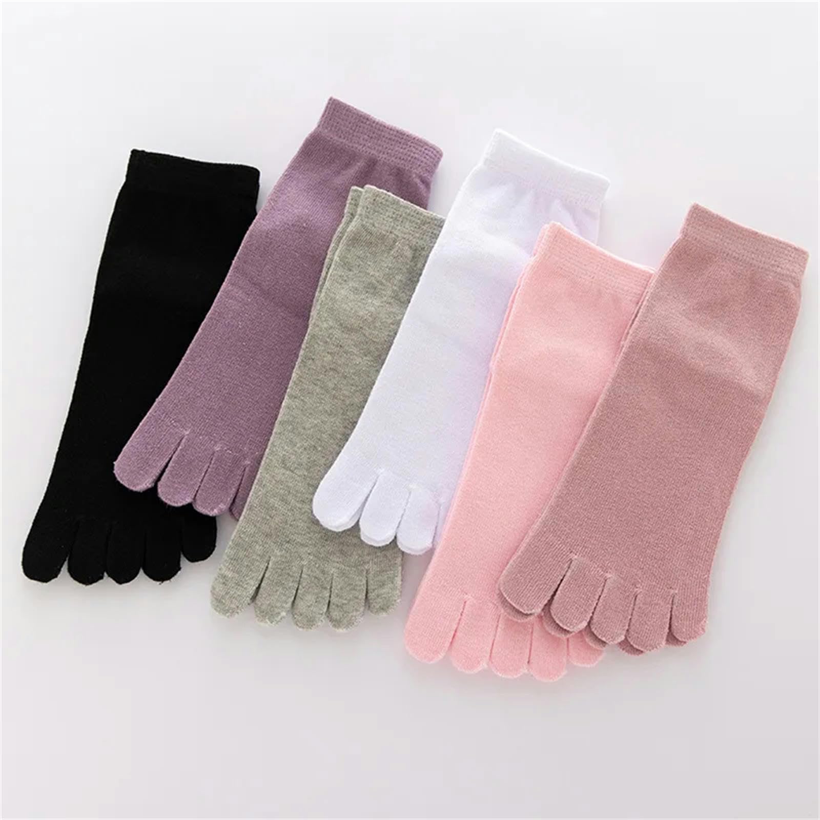 Calcetines Hombre 2 Pares Five Finger Socks De Algodón Puro Para Mujeres Five Stocks Sweat