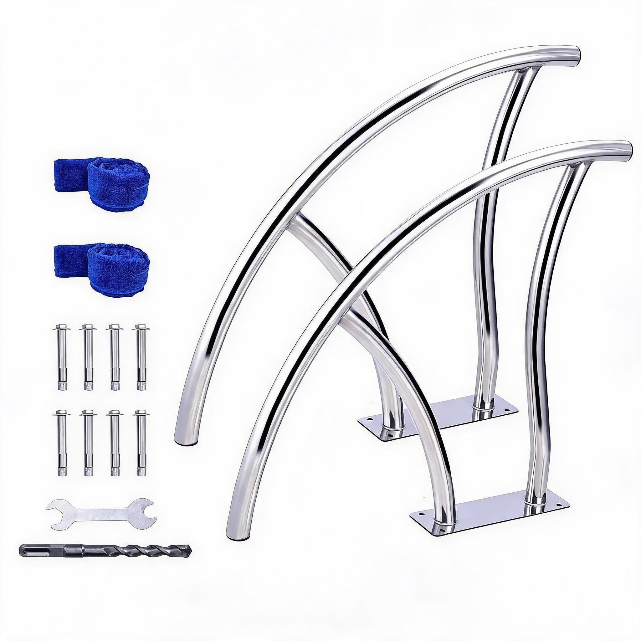 Rustproof 304 Stainless Steel Pool Handrail