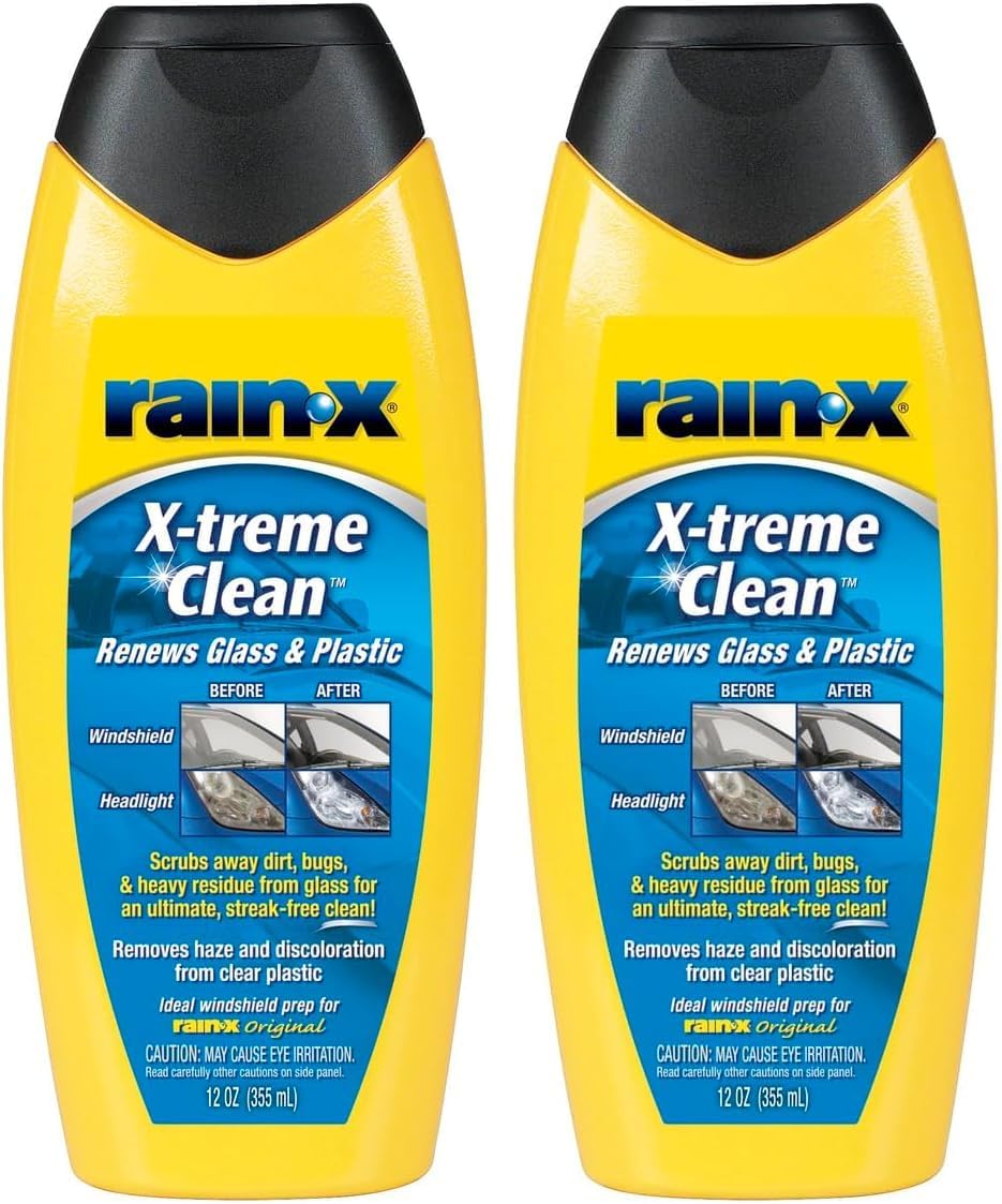 Rain-X 5080217-6PK X-Treme Clean Glass Cleaner - 12 oz., (Pack of 6)