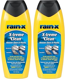 Rain-X 5080217 X-treme Clean Glass Cleaner - 12 fl oz. (Pack of 2)