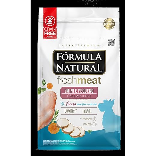 Ração Fórmula Natural Fresh Meat para Cães Adultos de Pequeno Porte 2,5kg frango