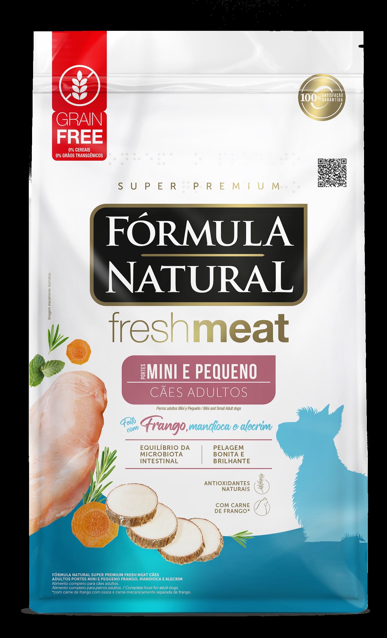 Ração Fórmula Natural Fresh Meat para Cães Adultos de Pequeno Porte