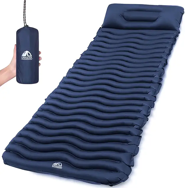 Matelas de Camping Gonflable Ultraléger et Étanche - Unigear