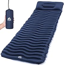 Unigear Camping Mat, Ultralight Inflatable Camping Bed for Hiking, Backpacking, Hammock, Tent, Sleeping Bag