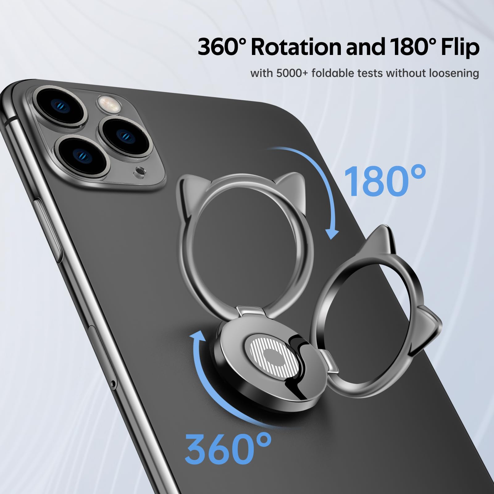 SUPPORTO TELEFONO AUTO girevole a 360° staffa telescopica regolabile per smartphone auto EUR 12