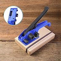 Vista 6 de ViaGasaFamido Tensor de flejado Correa manual de acero Tensor de mandíbulas Crimper Embalaje Kit de flejado para correas de plástico PET 0.3 ~ 0.039