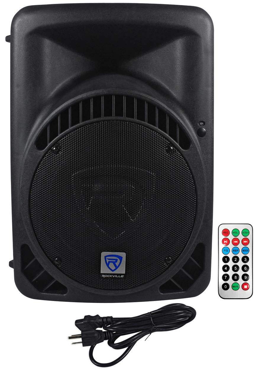 Rockville RPG12BT 12 Powered 800W DJ PA Speaker BlueTooth USB SD EQ Remote product thumbnail 2
