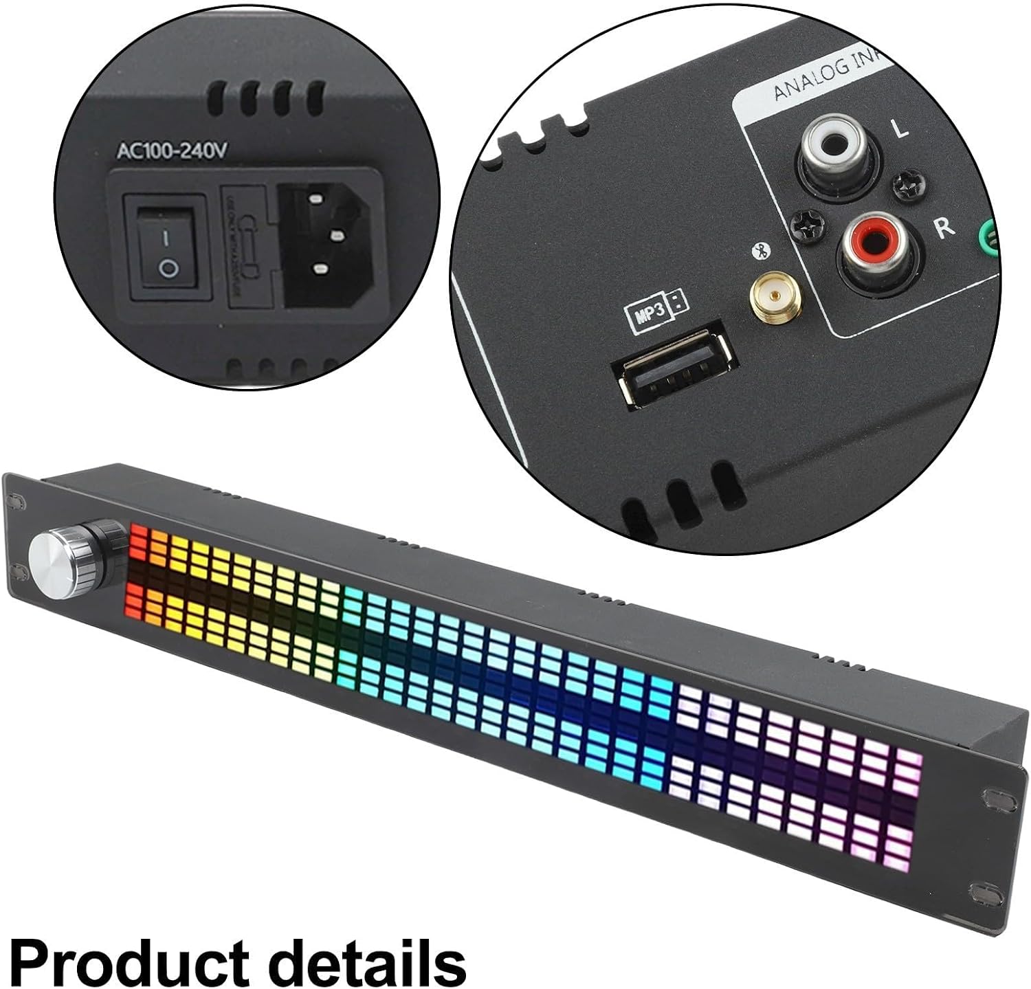 Dual-Channel 15-Band Digital Equalizer With 31-Band Music Spectrum Display And Remote Control For Professional Stage, KTV, Home Theater, And Bar Use