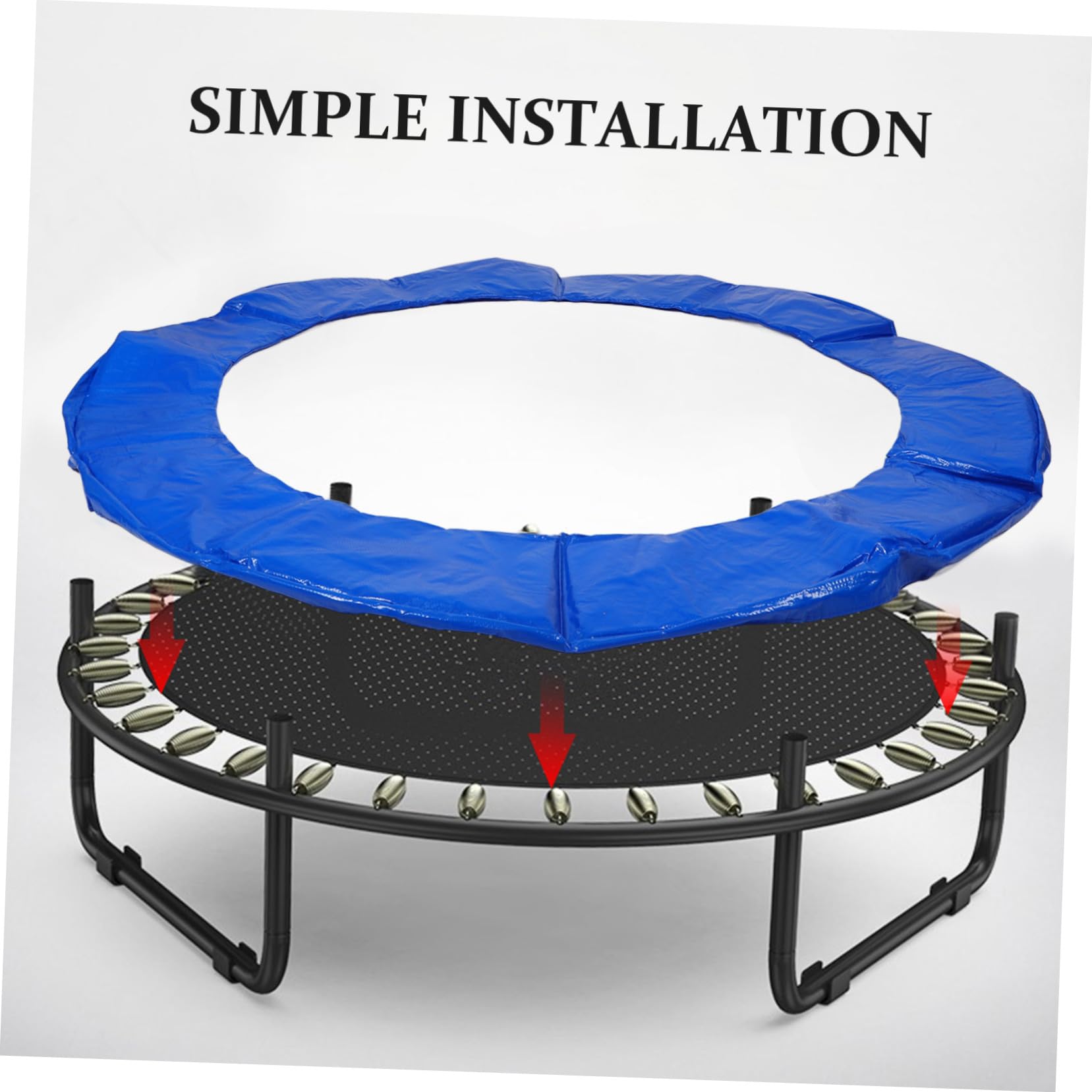 HANABASS Trampoline Edge Guard Mat Sturdy Trampoline Protection Cover for Safe Use