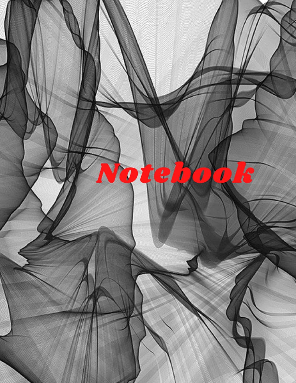 Notebook: Lined notebook, abstract black and white ,Notebook Journal , 100 Pages - Large (8.5 x 11 inches) A4, carnet de note A4