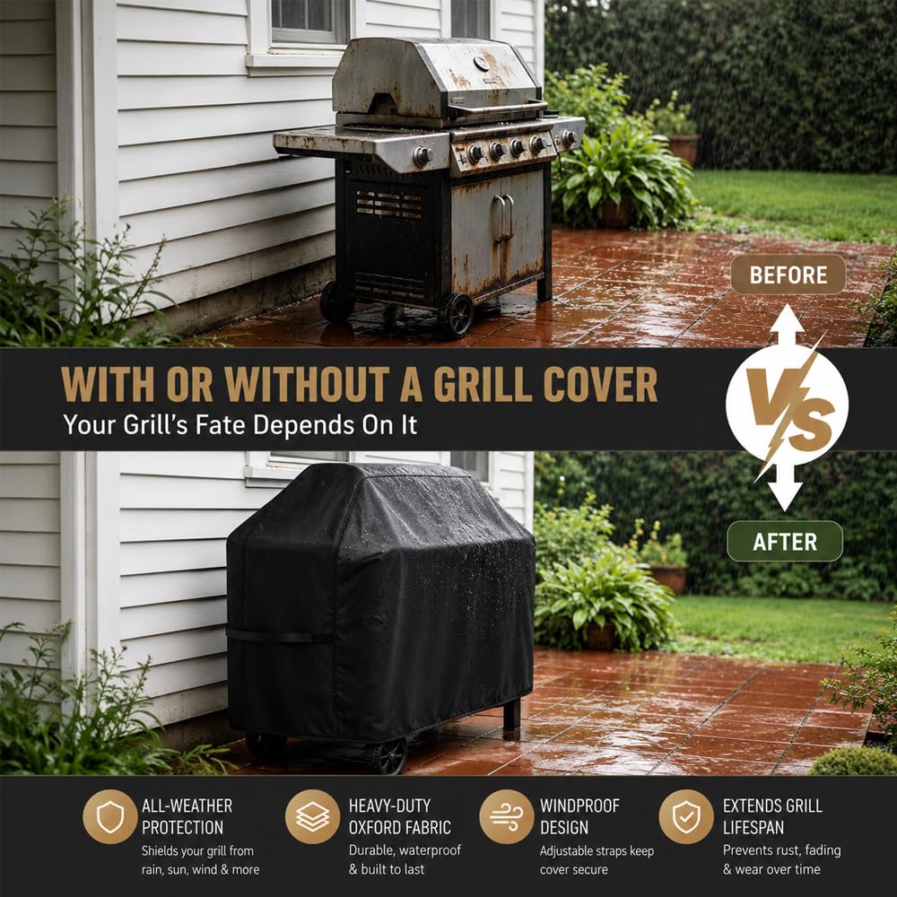 Funda para Barbacoa para Enders Boston Pro 4 2023-2026,Funda Protectora para Barbacoa Anti-UV Anti-Polvo Anti-Humedad, Without Reflective Strips